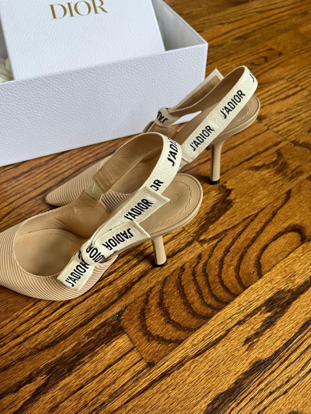 Dior Pink Blush J'Adior Slingback Pointed Toe Pump - 8.5 - Picture 8 of 14